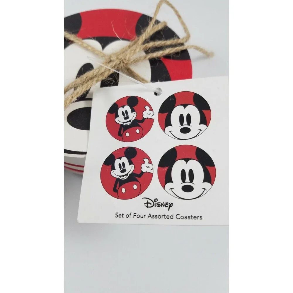 8 Disney Mickey Mouse Coasters 2x Sets of 4 - New with Tags